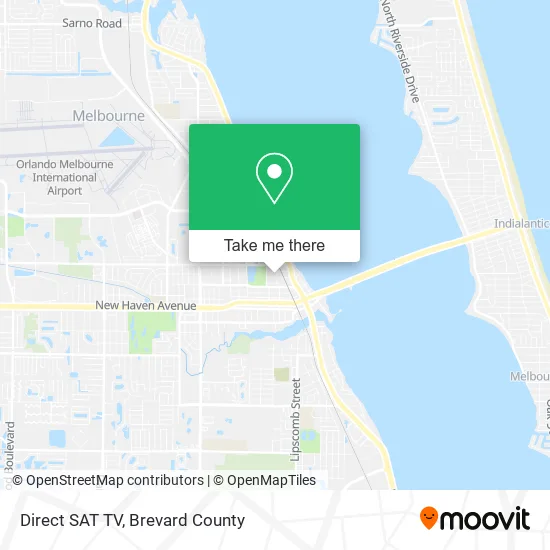 Direct SAT TV map