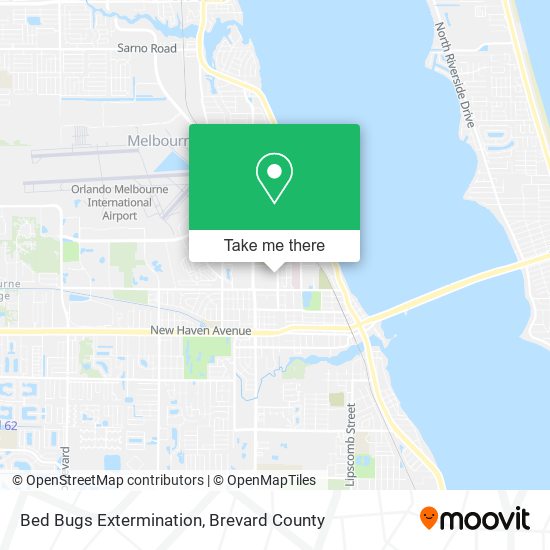 Bed Bugs Extermination map