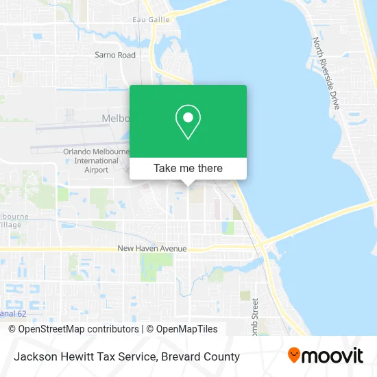 Jackson Hewitt Tax Service map