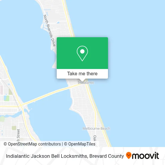 Indialantic Jackson Bell Locksmiths map