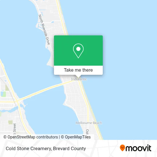 COLD STONE CREAMERY map