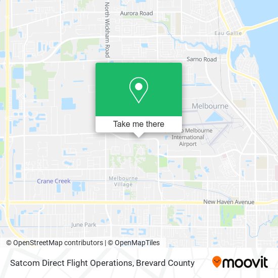 Satcom Direct Flight Operations map