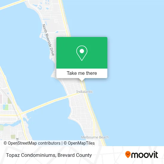 Topaz Condominiums map