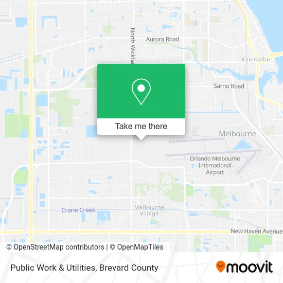 Public Work & Utilities map