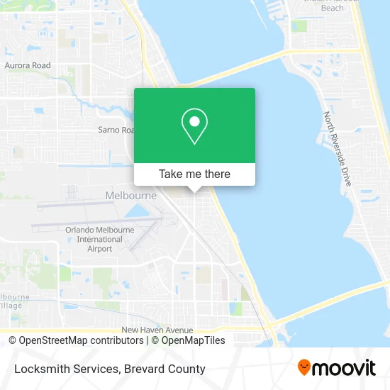 Locksmith Services map