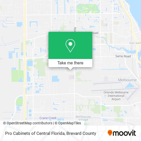 Mapa de Pro Cabinets of Central Florida