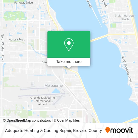 Adequate Heating & Cooling Repair map