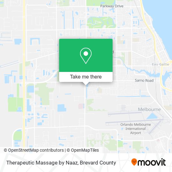 Therapeutic Massage by Naaz map