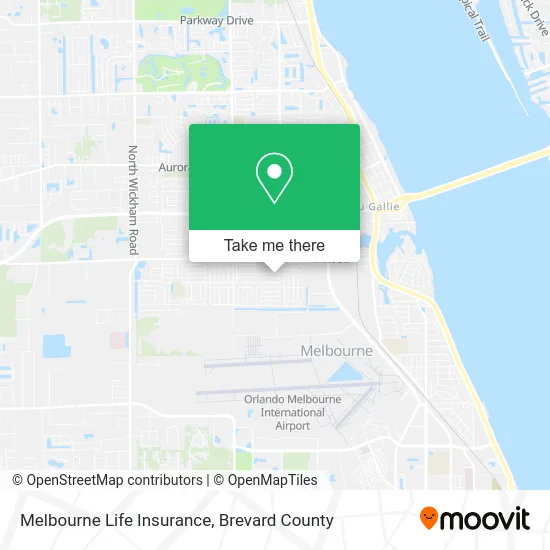 Melbourne Life Insurance map