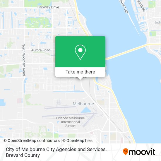 City of Melbourne City Agencies and Services map