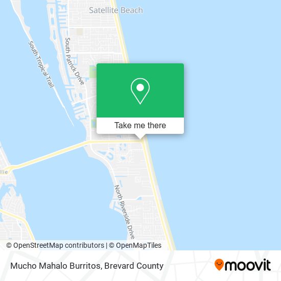Mucho Mahalo Burritos map