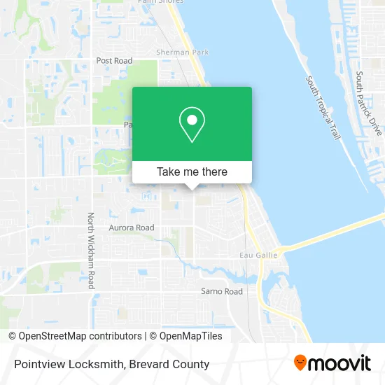 Pointview Locksmith map