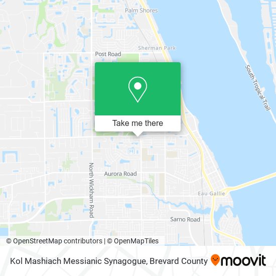 Kol Mashiach Messianic Synagogue map