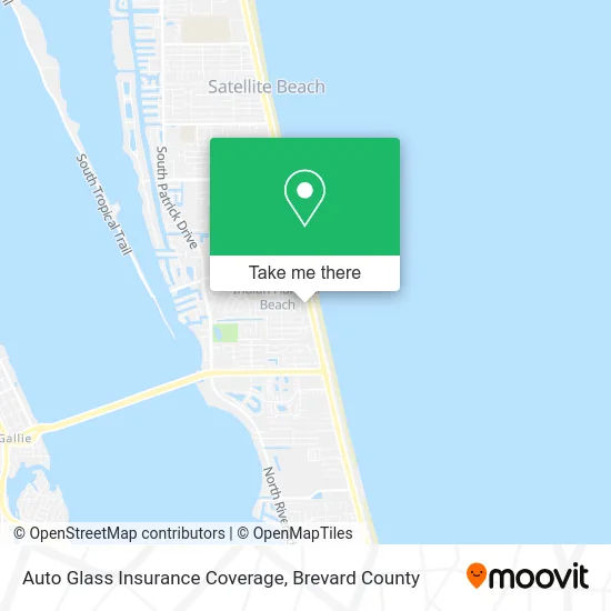 Auto Glass Insurance Coverage map
