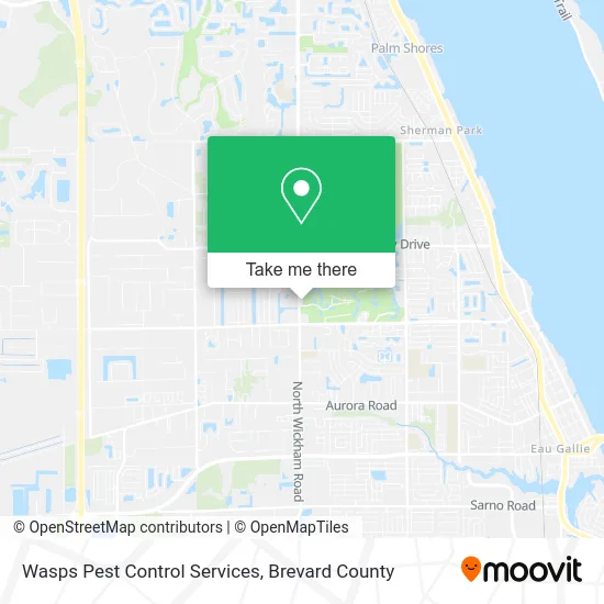 Wasps Pest Control Services map