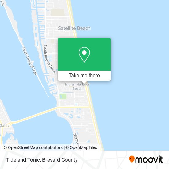 Tide and Tonic map