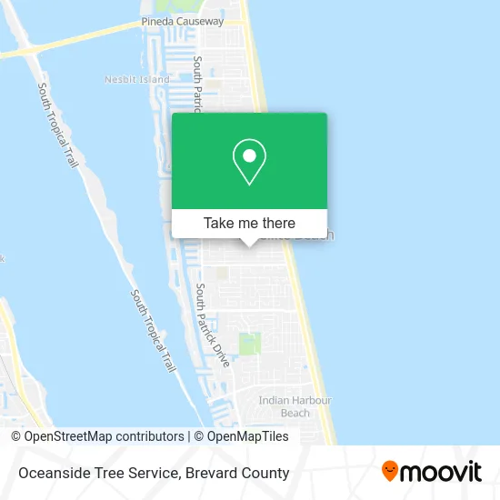 Oceanside Tree Service map