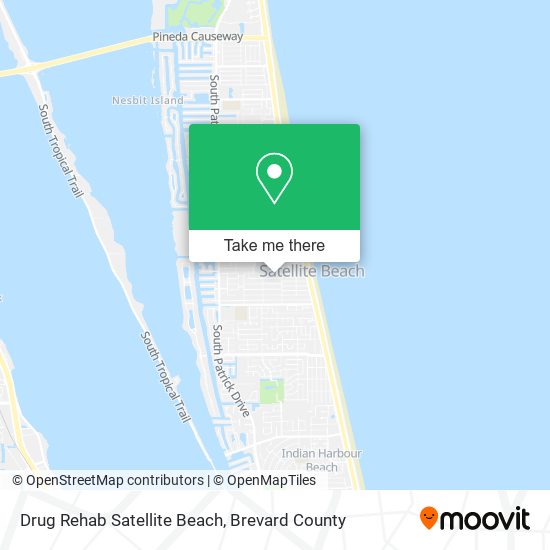 Drug Rehab Satellite Beach map