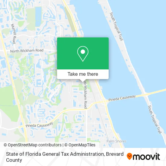 State of Florida General Tax Administration map