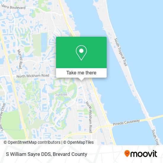S William Sayre DDS map