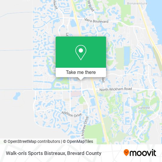 Walk-on's Sports Bistreaux map