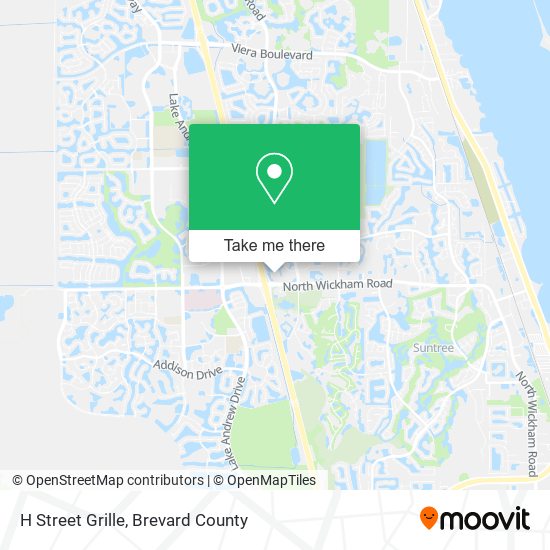 H Street Grille map