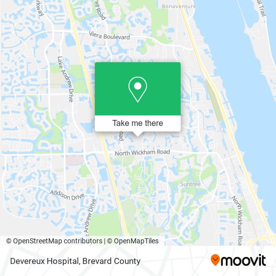 Mapa de Devereux Hospital