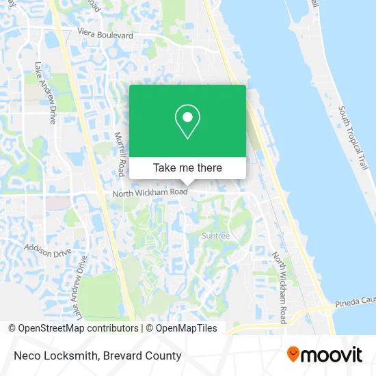Neco Locksmith map