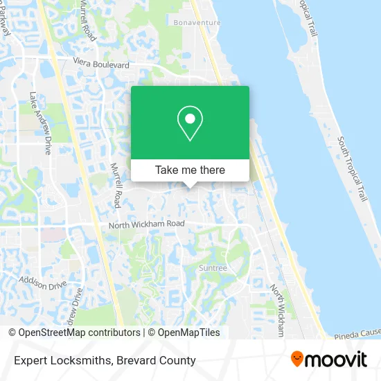 Expert Locksmiths map