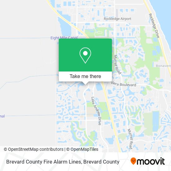 Brevard County Fire Alarm Lines map
