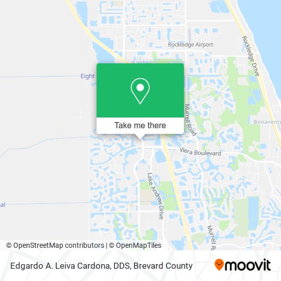 Edgardo A. Leiva Cardona, DDS map