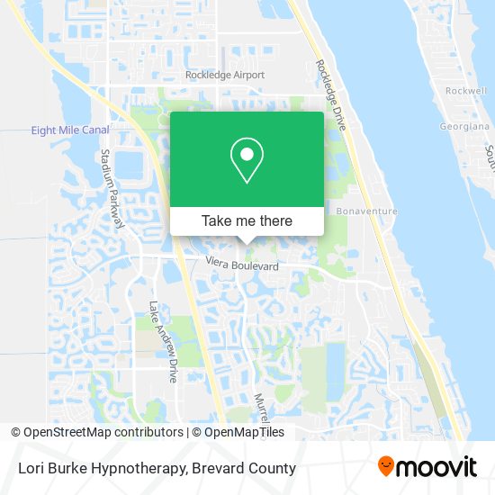 Mapa de Lori Burke Hypnotherapy