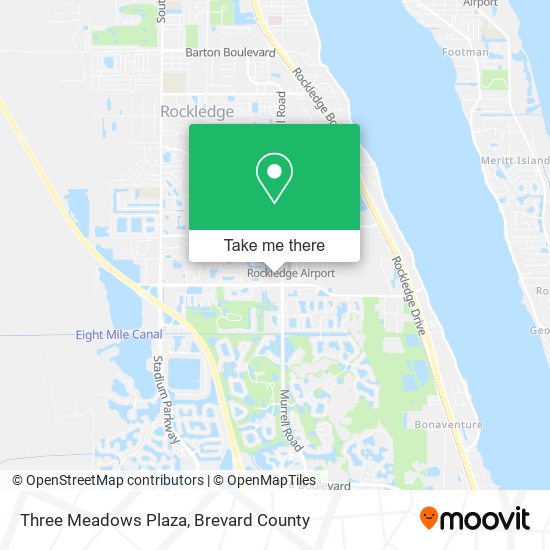 Mapa de Three Meadows Plaza
