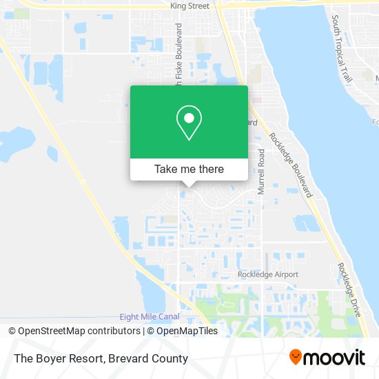 The Boyer Resort map