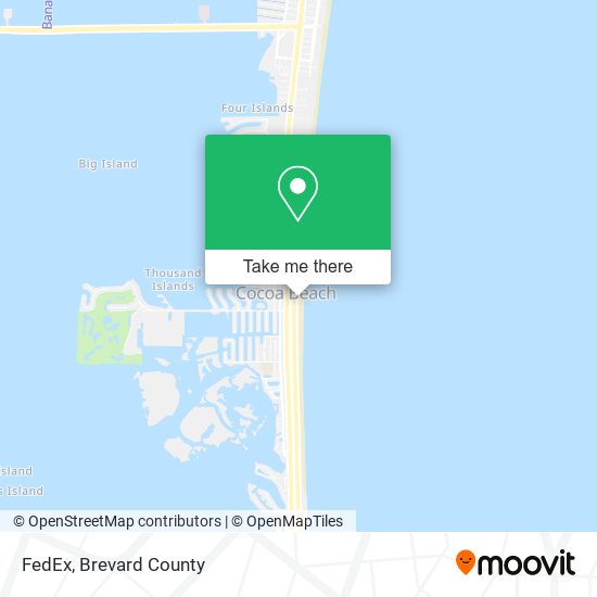 Mapa de FedEx