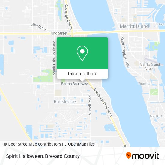 Mapa de Spirit Halloween