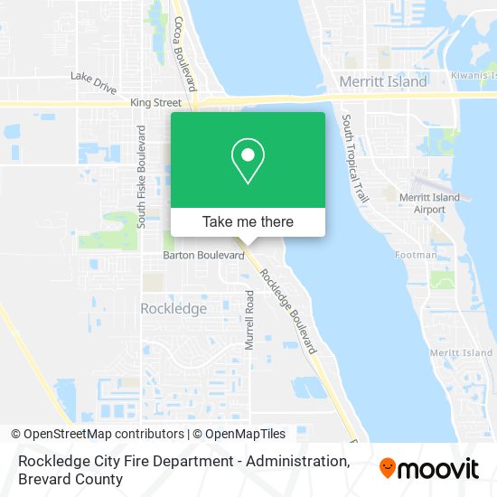 Rockledge City Fire Department - Administration map