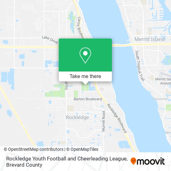 Rockledge Youth Football and Cheerleading League map