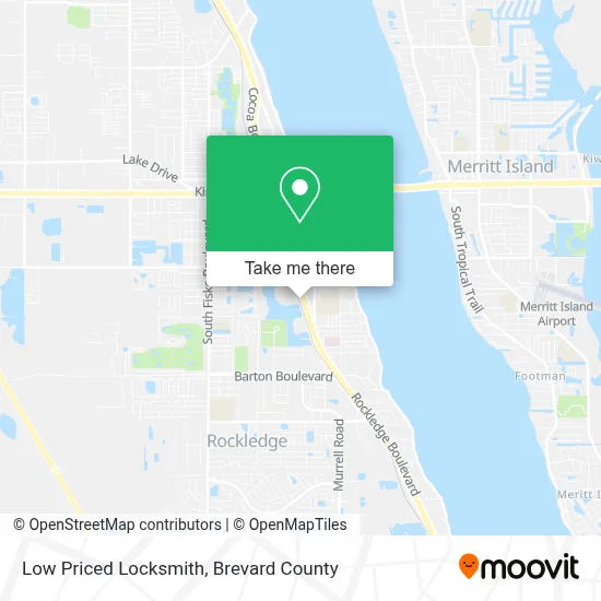 Low Priced Locksmith map
