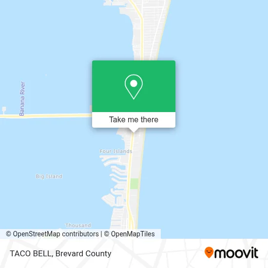 TACO BELL map