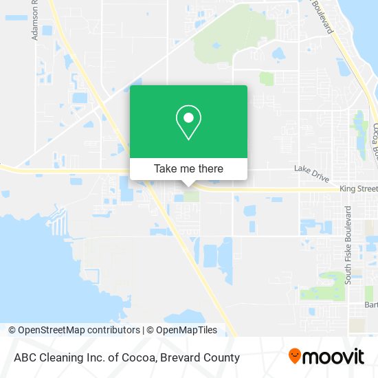 Mapa de ABC Cleaning Inc. of Cocoa