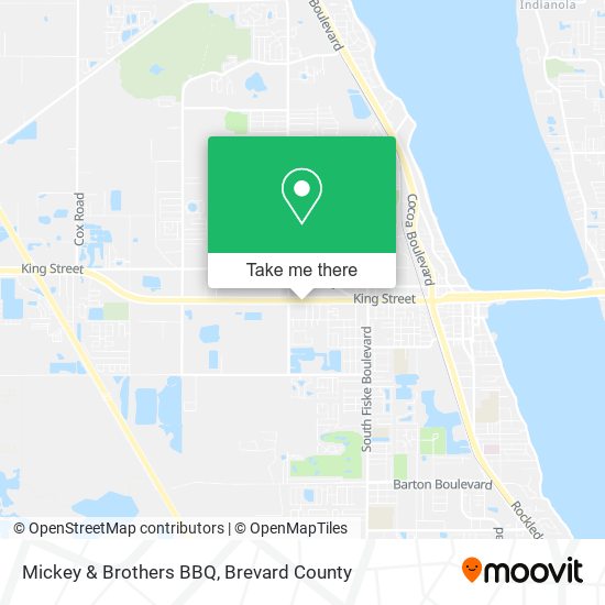 Mickey & Brothers BBQ map