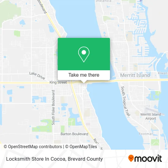 Locksmith Store In Cocoa map