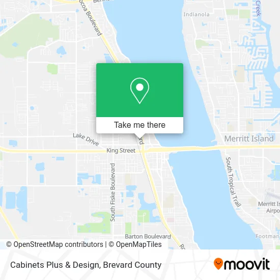 Cabinets Plus & Design map