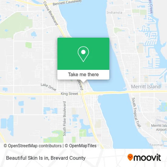 Beautiful Skin Is in map