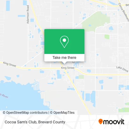 Cocoa Sam's Club map