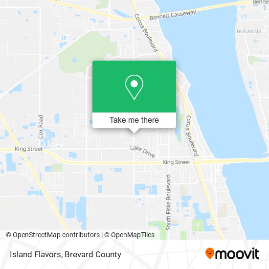 Island Flavors map