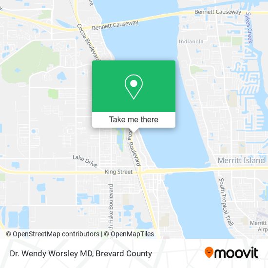 Dr. Wendy Worsley MD map