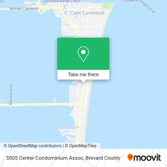 5505 Center Condominium Assoc map