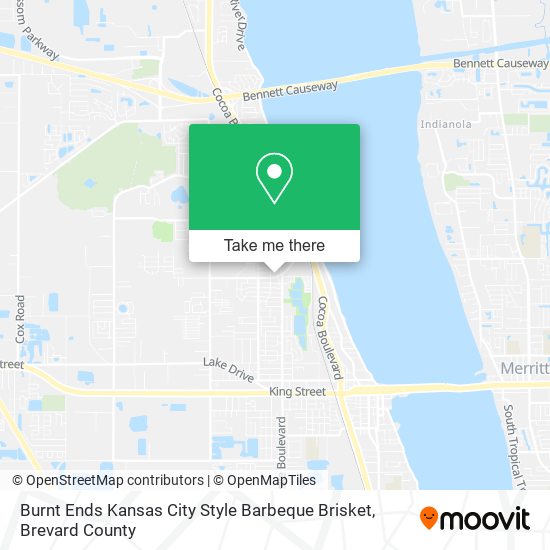 Burnt Ends Kansas City Style Barbeque Brisket map
